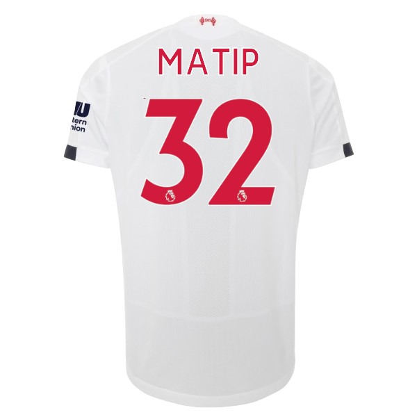 Camiseta Liverpool NO.32 Matip 2ª 2019-2020 Blanco